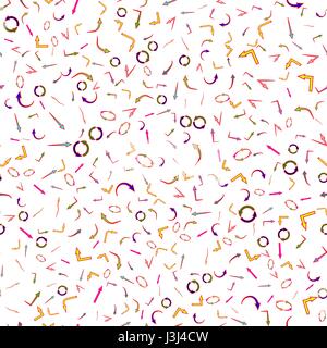 Dirrerent Colorful Arrows Seamless Pattern Stock Vector