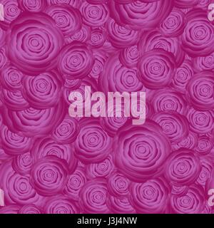 Bouquet of Roses Random Seamless Pattern Stock Vector