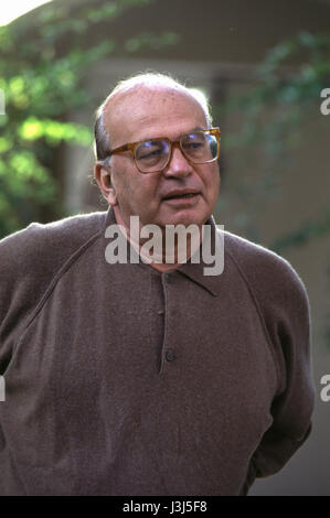 Bettino Craxi, former Prime Minister of Italy, at his villa in Hammamet, Tunisia, where he fled in 1994, to escape sentencing in Italy for corruption crimes.  Craxi died on 19 January 2000 in Tunisia due to complications from diabetes. Stock Photo