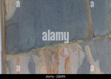 close up pattern of decorative stone wall surface Stock Photo