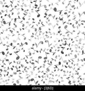 Musical Notes Seamless Pattern Stock Vector