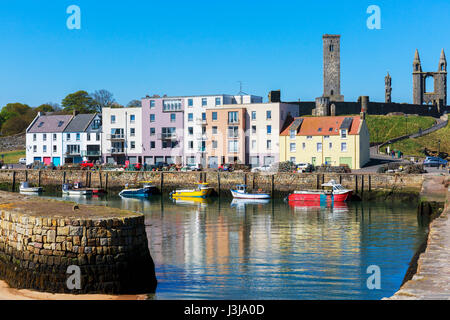 Harbour at St Andrews, Fife, Scotland Stock Photo