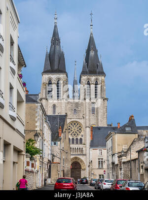 France, Centre-Val de Loire, Blois, view of St. Nicholas Church