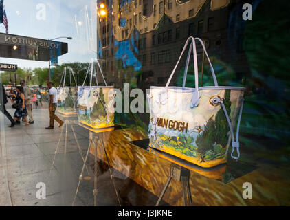 Louis Vuitton Da Vinci Leather Handbag As Part Of Masters Collection In  Collaboration With Jeff Koons On Display In Toronto Store Stock Photo,  Picture and Royalty Free Image. Image 78462314.