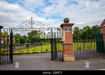 the Picturesque Town of Sandbach in South Cheshire England Stock Photo