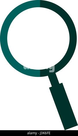 search find innovation research shadow Stock Vector