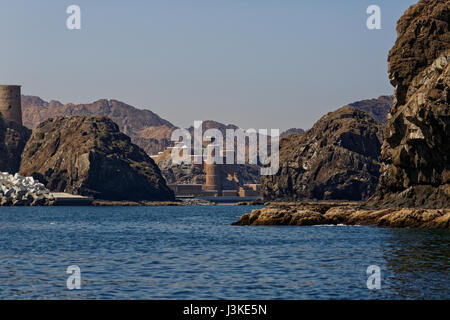 Fort Al Mirani - Muscat - Sultanate of Oman Stock Photo