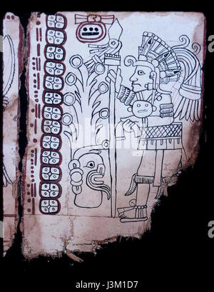 The Grolier Codex is an ancient Maya manuscript, and this reference ...