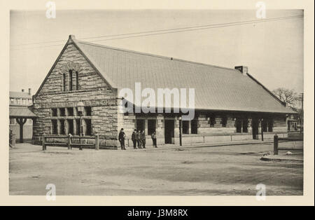 Houghton MS Typ 1070   Richardson, Allston Railroad Station Stock Photo