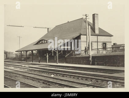 Houghton MS Typ 1070   Richardson, Brighton Railroad Station Stock Photo