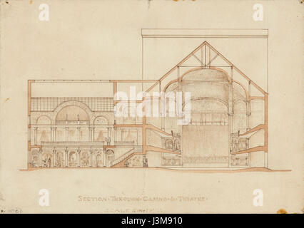 Houghton MS Typ 1096 (WCT B1)   Richardson, Washington Casino, interior Stock Photo