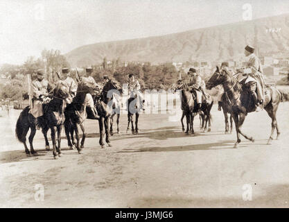 Georgian cavalry 1918 Stock Photo