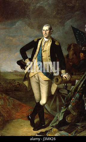 George Washington at Princeton PAFA Stock Photo