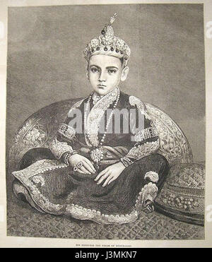 His Highness the Nizam of Hyderabad Stock Photo