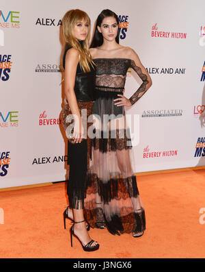 Delilah Belle Hamlin and Amelia Gray Hamlin arrives at the Daily Front