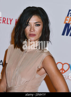 Los Angeles, USA. 5th May, 2017. Jessica Szohr 059 at the Race to Erase MS 2017 at the Beverly Hilton Hotel in Los Angeles. May 6, 2017. Credit: Tsuni / USA/Alamy Live News Stock Photo