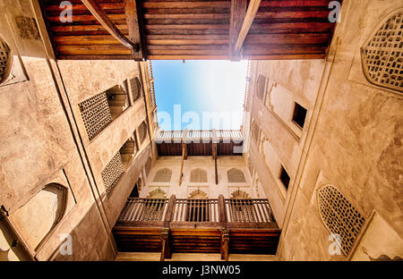 Jabreen - Jabrin Castle in Ad Dakhiliyah Governorate - Sultanate of Oman Stock Photo