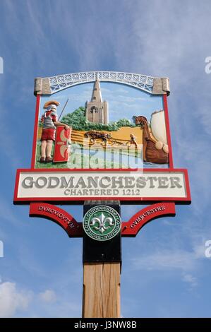 town-sign-godmanchester-cambridgeshire-the-sign-displays-a-roman