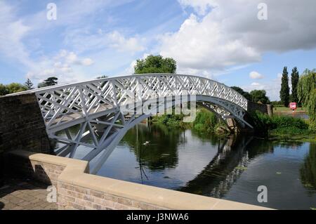 Chinese Bridge, Godmanchester, Cambridgeshire, Bridge was originally erected in 1827.  Designed by James Gallier it has been rebuilt at least twice, a Stock Photo