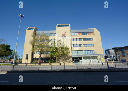 Jack Jones House, Unite Unions regional office on Churchill Way, Liverpool city centre. Stock Photo