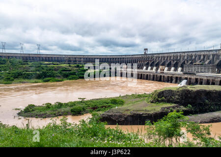 Itaipu Dam - Brazil and Paraguay Border Stock Photo