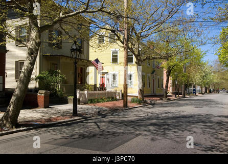 Street scene - Providence, Rhode Island, USA Stock Photo