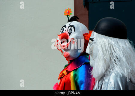 Fasnaechtler an der Basler Fasnacht, Basel, Schweiz, Europa, Fasnachtsgruppe Stock Photo