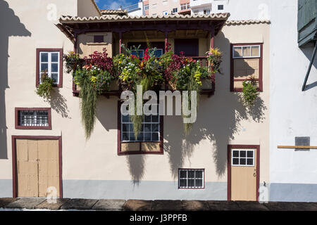 Avenida Maritim, Santa Cruz de la Palma, La Palma, Spain Stock Photo