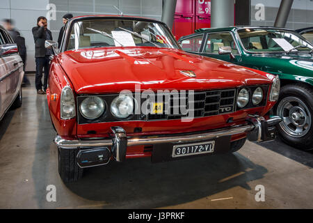 STUTTGART, GERMANY - MARCH 03, 2017: Executive car Rover (P6) 2000 TC, 1976. Europe's greatest classic car exhibition 'RETRO CLASSICS' Stock Photo