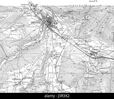 A historical map from 1902 depicting Stratford-upon-Avon, the ...