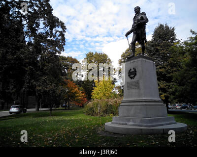 John Graves Simcoe Monument Stock Photo