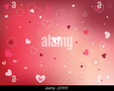 Hearts background Stock Vector