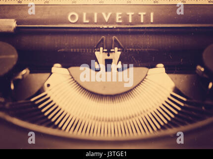 Olivetti typewriter Stock Photo