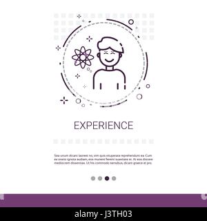 User Experience Quality Evaluation Banner With Copy Space Stock Vector