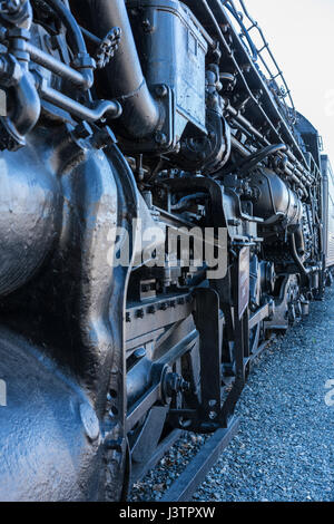 Santa Fe locomotive 5021 at Sacramento railroad museum Stock Photo