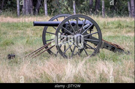 American Civil War action at the Graeagle Reenactment in Northern California. Stock Photo