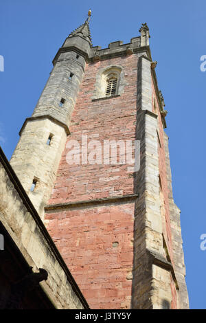 Tower of St. Mark's Church, The Lord Mayor's Chapel. College Green, Bristol 13th century church; tower built 1487 Stock Photo