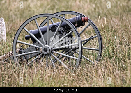 American Civil War action at the Graeagle Reenactment in Northern California. Stock Photo