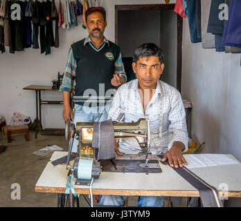 Seamsters, Bijapur, Chhattisgarh, India Stock Photo