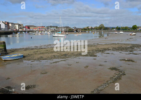 The harbour at Dungarvan in Ireland in Springtime. Stock Photo