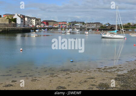 The harbour at Dungarvan in Ireland in Springtime. Stock Photo