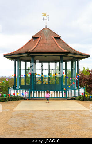 The restored Bandstand, Horniman Gardens, Forest Hill, London Stock Photo