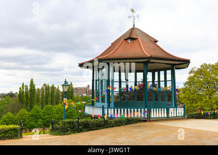 The restored Bandstand, Horniman Gardens, Forest Hill, London Stock Photo