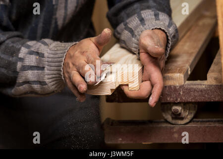 joinery, woodworkers shop Stock Photo