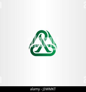 green chain icon vector link logo design Stock Vector