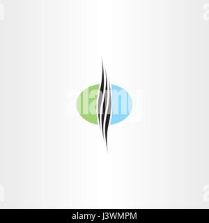 healthy natural hair logo vector design Stock Vector