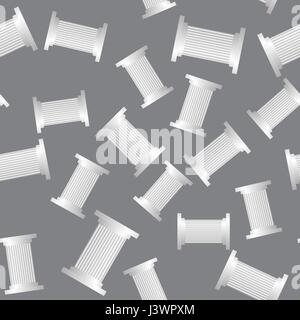 Vector Greek Column Seamless Pattern Stock Vector