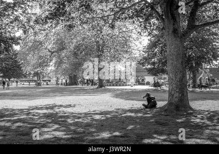 rural park in Marlow UK. Stock Photo