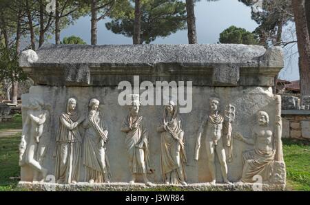 Aphrodisias was a small ancient Greek city in the historic Caria cultural region of western Anatolia Stock Photo