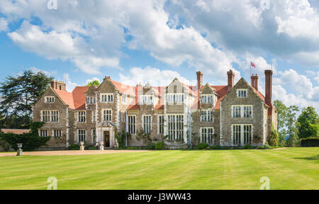 Loseley Park, a historic manor house and popular wedding venue near Guildford in Surrey, England in the hamlet of Littleton Stock Photo